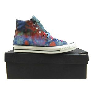 Converse Chuck 70 HI Top Tie Dye Plaid Size 11